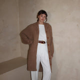 Martie Knitted Suri Alpaca Coat
