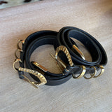 Natalie Belt, Heritage Black Leather, Made in USA | SS