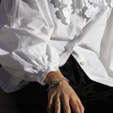 Vintage Sterling Silver Toggle Link Bracelet