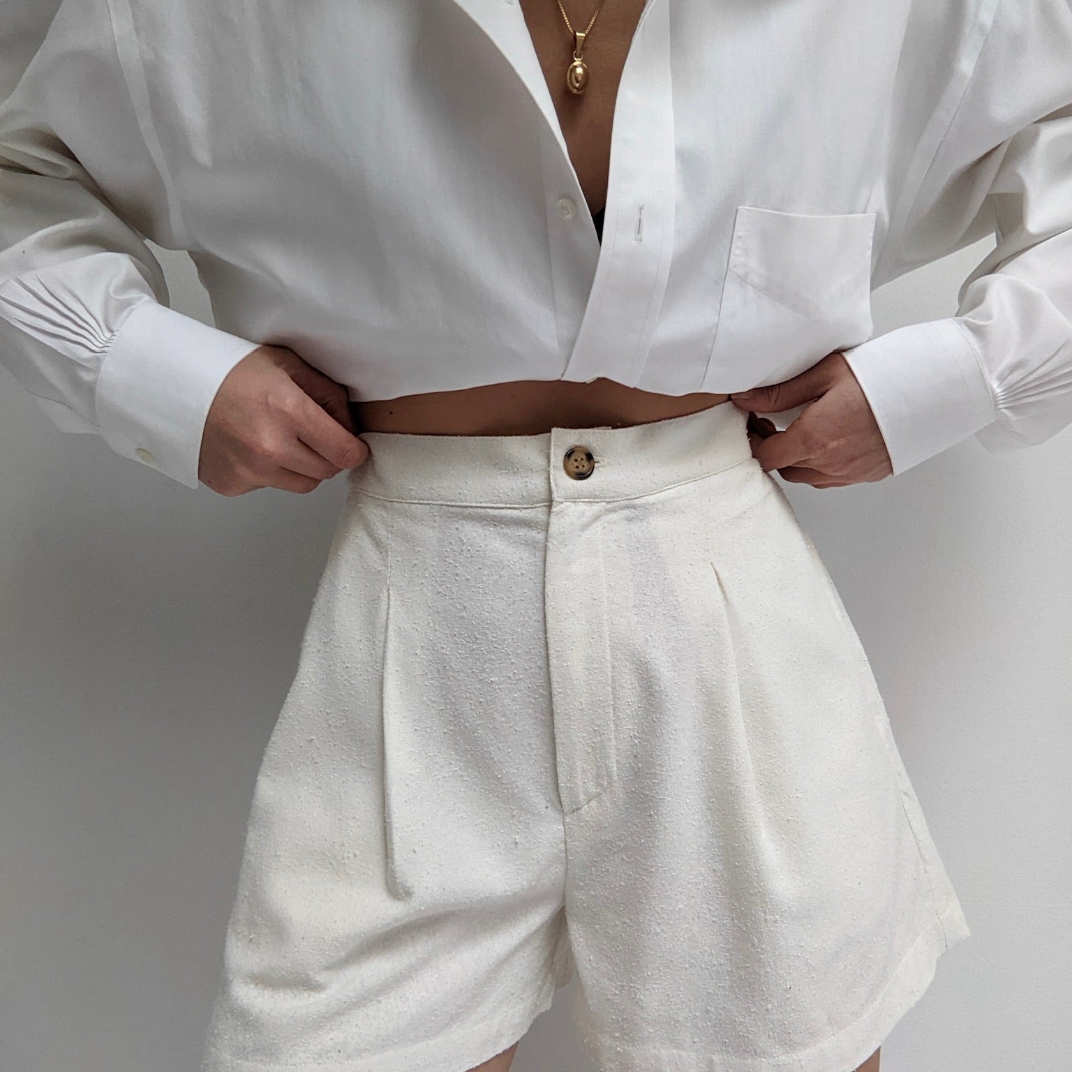 Oliver Raw Silk Short