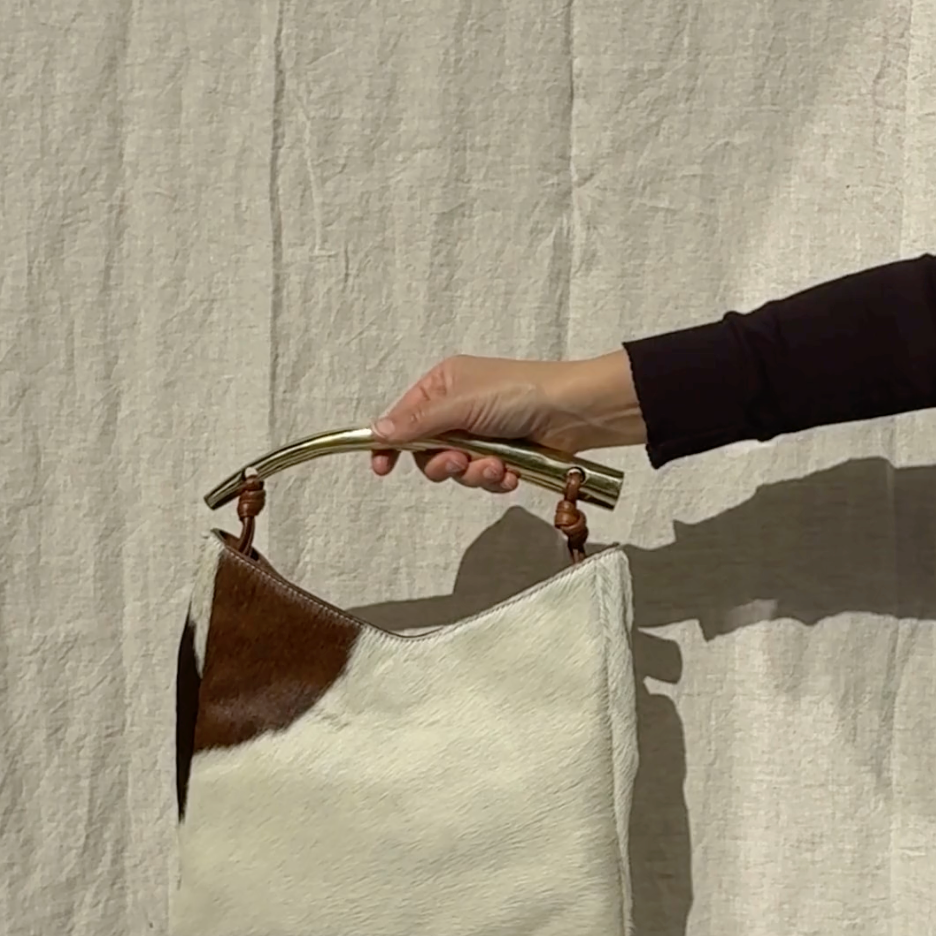 Mara Bag, Hair-On Cow Hide