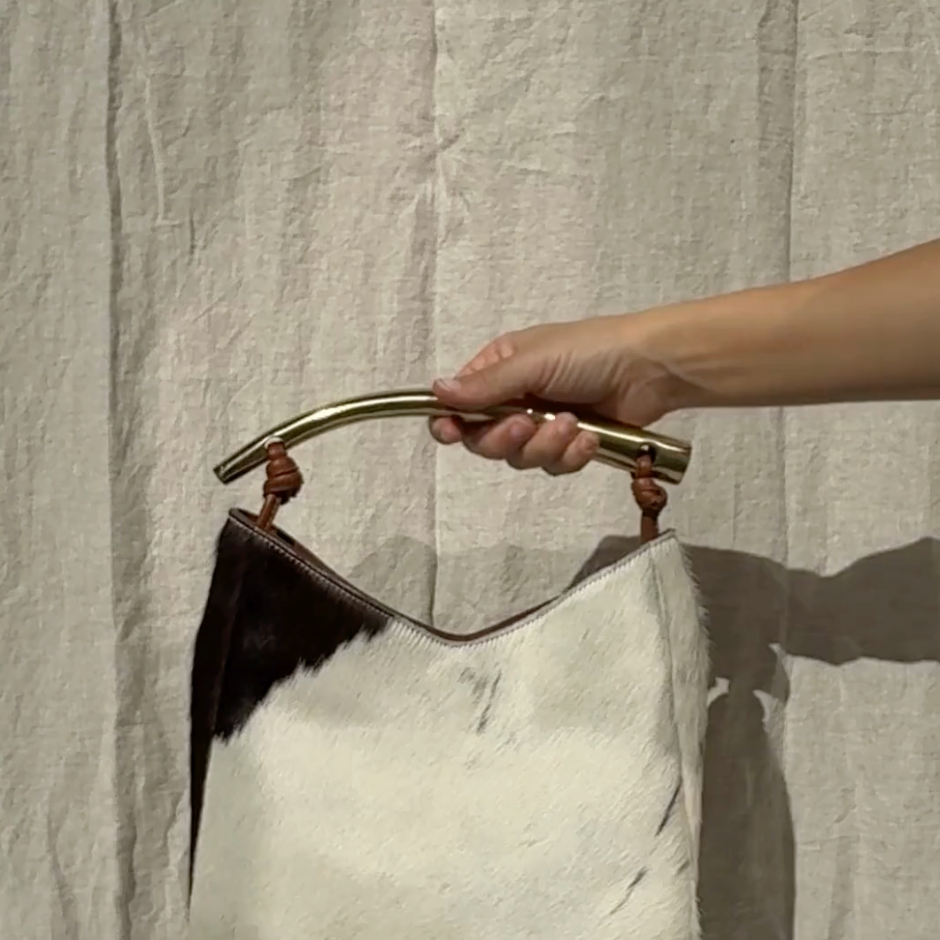 Mara Bag, Hair-On Cow Hide
