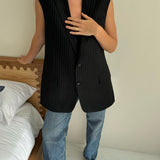 Reworked Vintage Button Back Vest