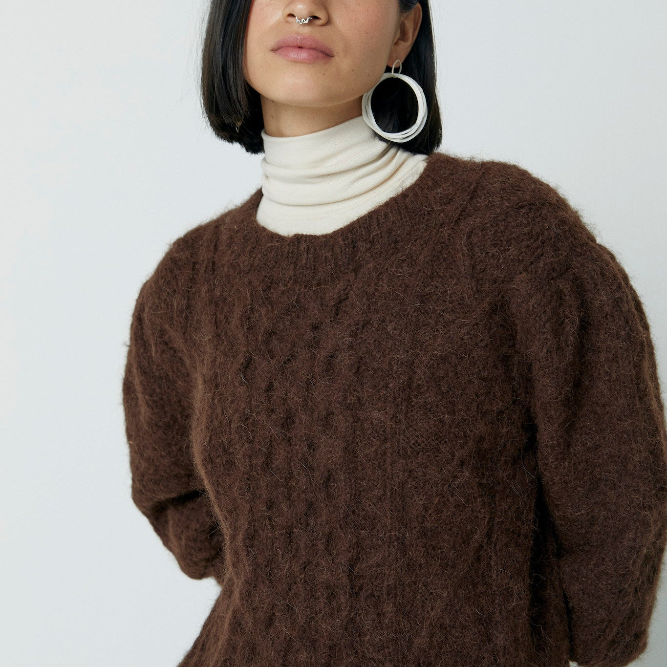 Fisher Puff-Sleeve Pullover