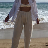 Lena Silk Canvas Pant