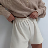 Chloe Rippled Cotton Short