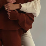 Margot Rippled Cotton Cropped Sweatshirt