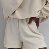 Chloe Rippled Cotton Short