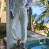 Franklin Rippled Cotton Sweatpant