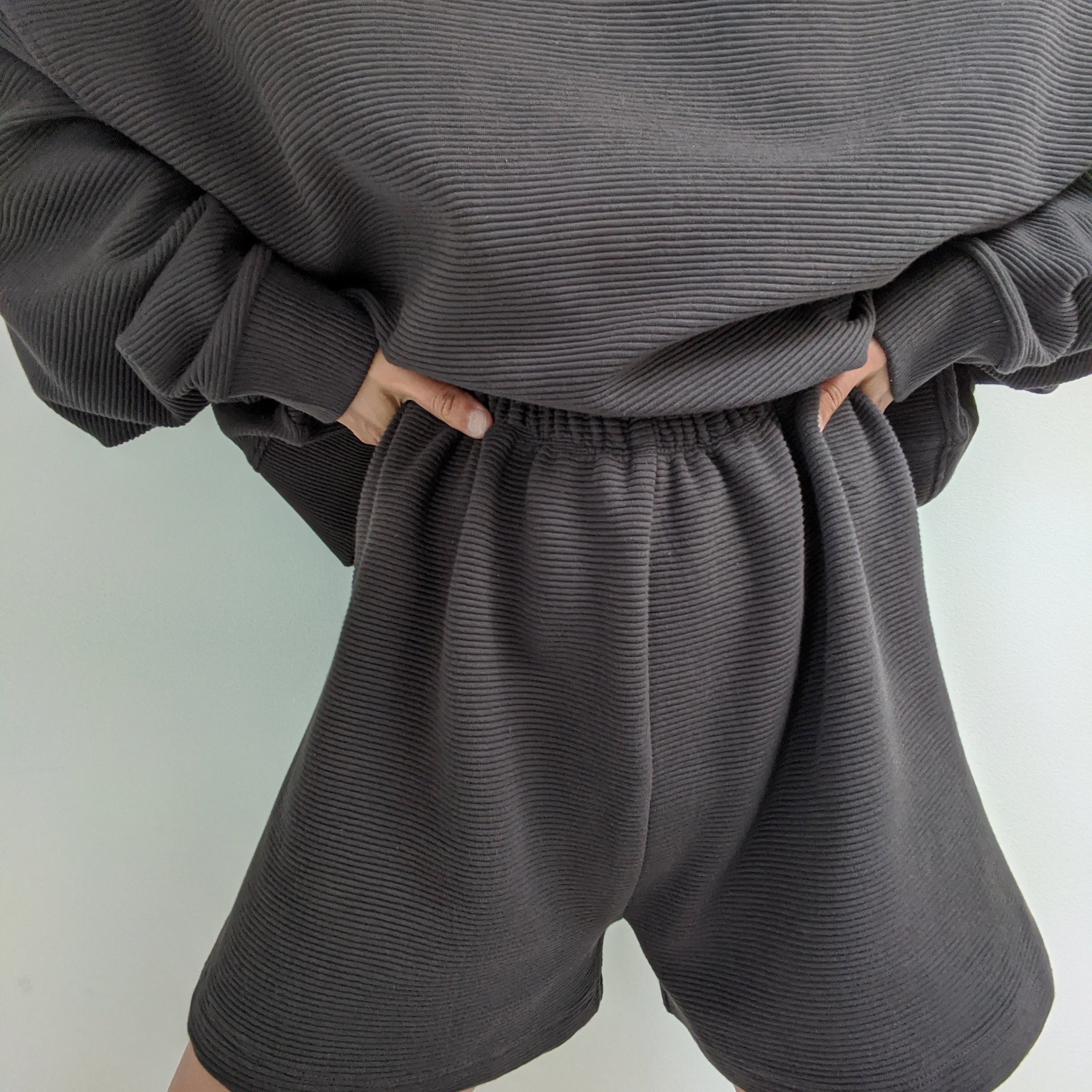 Chloe Rippled Cotton Short