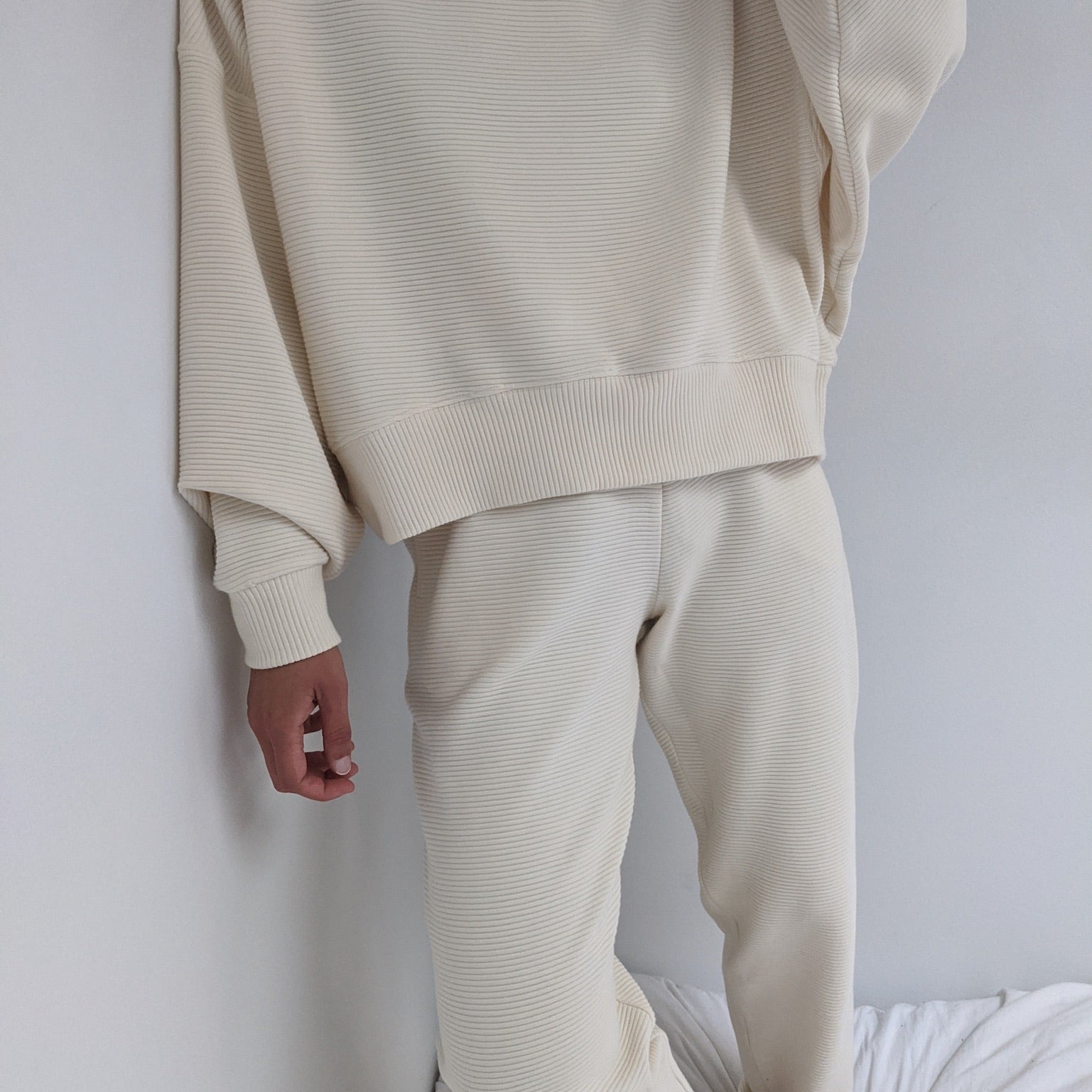Franklin Rippled Cotton Sweatpant