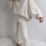 Franklin Rippled Cotton Sweatpant